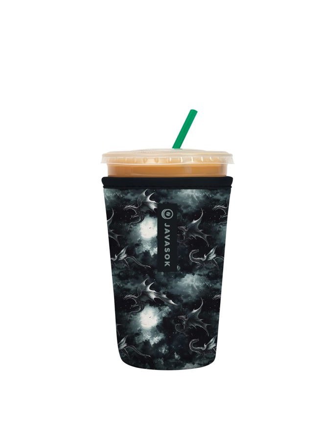 Sok It JavaSok Iced Coffee & Cold Soda Insulated Neoprene Cup Sleeve (Dragon Lore, Medium: 22-28oz) - Image 1