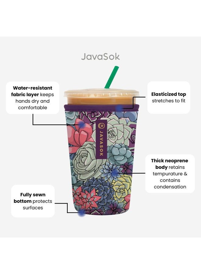Sok It JavaSok Iced Coffee & Cold Soda Insulated Neoprene Cup Sleeve (Dragon Lore, Medium: 22-28oz) - Image 2