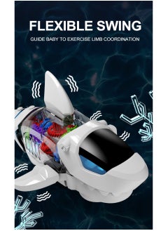 Toyland Gear Transmission Universal Shark Toy with Light and Music for Kids  - Image 3