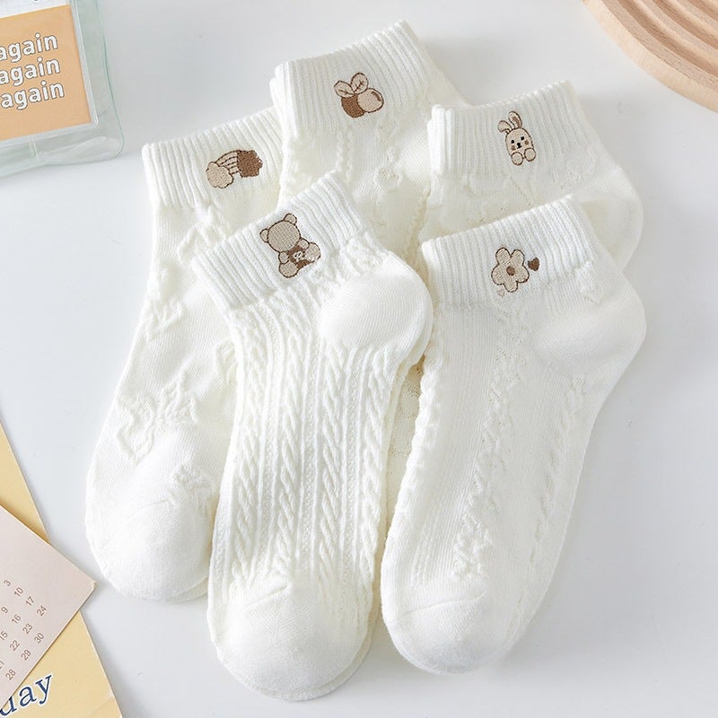 Women's Casual Letter Mid-Calf Socks - Image 1