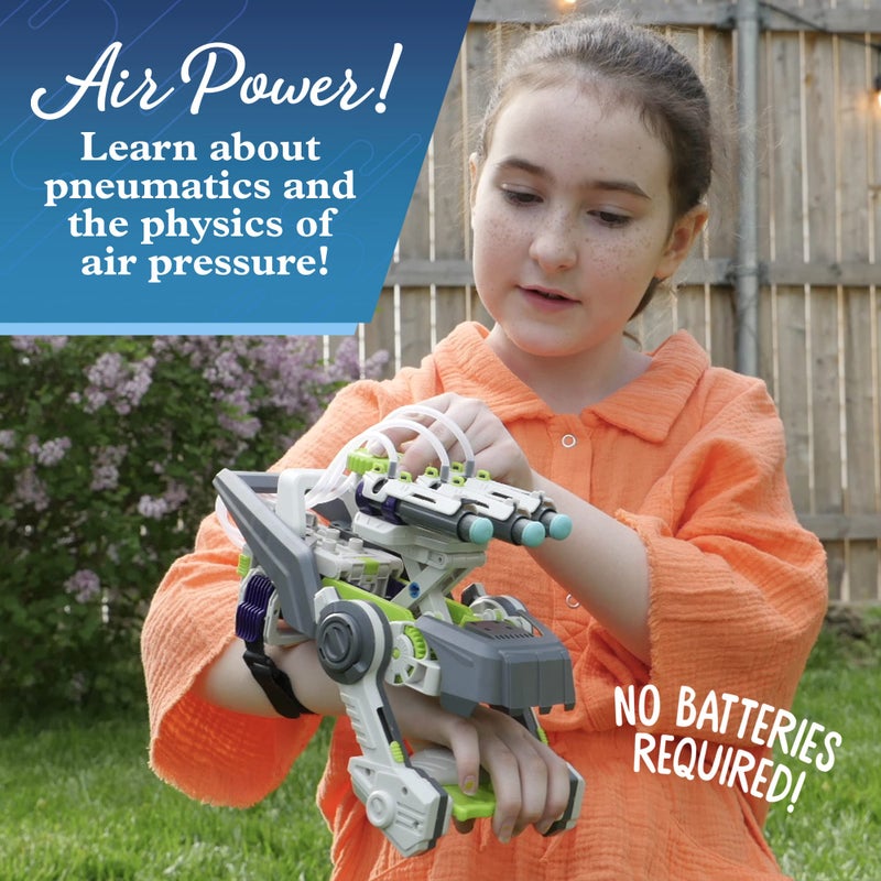 Thames & Kosmos Ultra Bionic Blaster STEM Experiment Kit | Construct a Robotic Foam Dart Blasting Glove | Challenging Build, Learn About Mechanical Technology & Engineering - Image 4