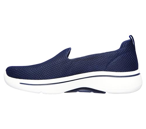 SKECHERS أحذية سكيشرز النسائية جواك أرتش فيت - غريتفل، كحلي/أبيض، 9.5 - Image 5