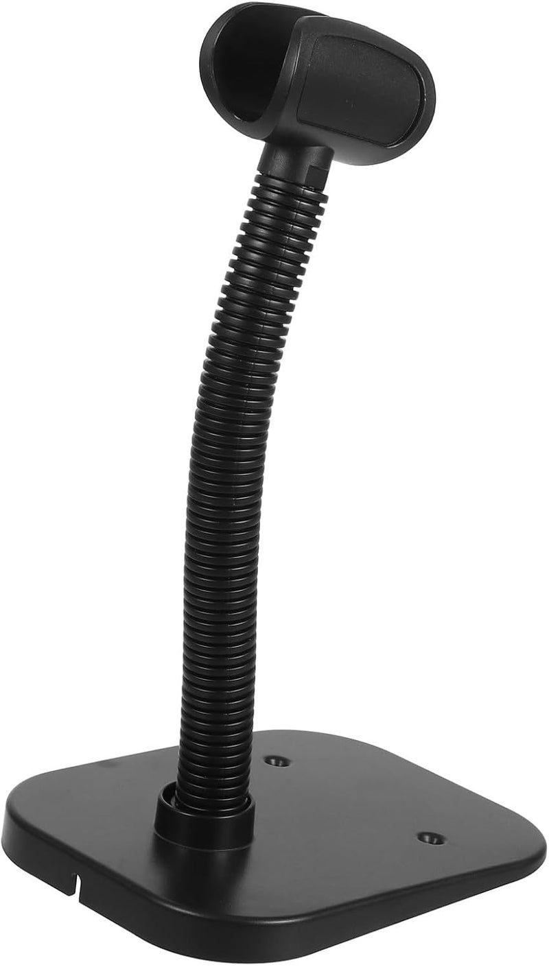 Adjustable Handheld Barcode Scanner Stand Holder Bracket Plastic Base for Office Use Compatible with Hs10 Model - Image 1