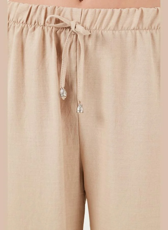 Lela  Lela Relaxed Fit Wide Leg Trousers Women's Pants 5865826 for Women | Best Price UAE