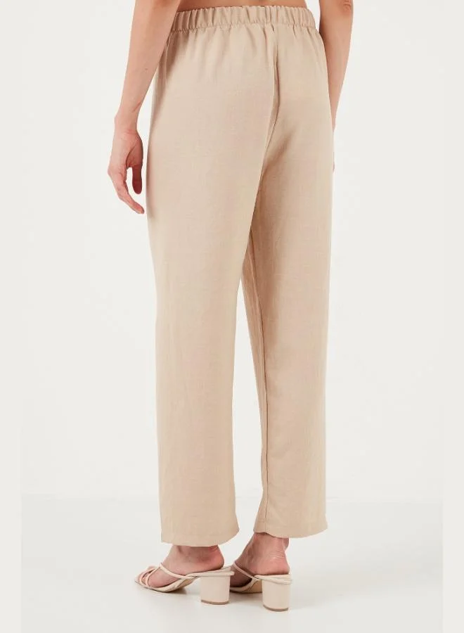 Lela  Lela Relaxed Fit Wide Leg Trousers Women's Pants 5865826 for Women | Best Price UAE