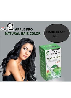 Apple Pro Hair Dye Cream with Advanced Formula and 100% Coverage for Gray Hair by Swift, Creamy Dark Black, 500 ml (Dark Color) - pzsku/ZD63465FCFCFA86F1FEDDZ/45/_/1731745514/f9dda05a-441d-434c-873b-a1596fb2bbc2