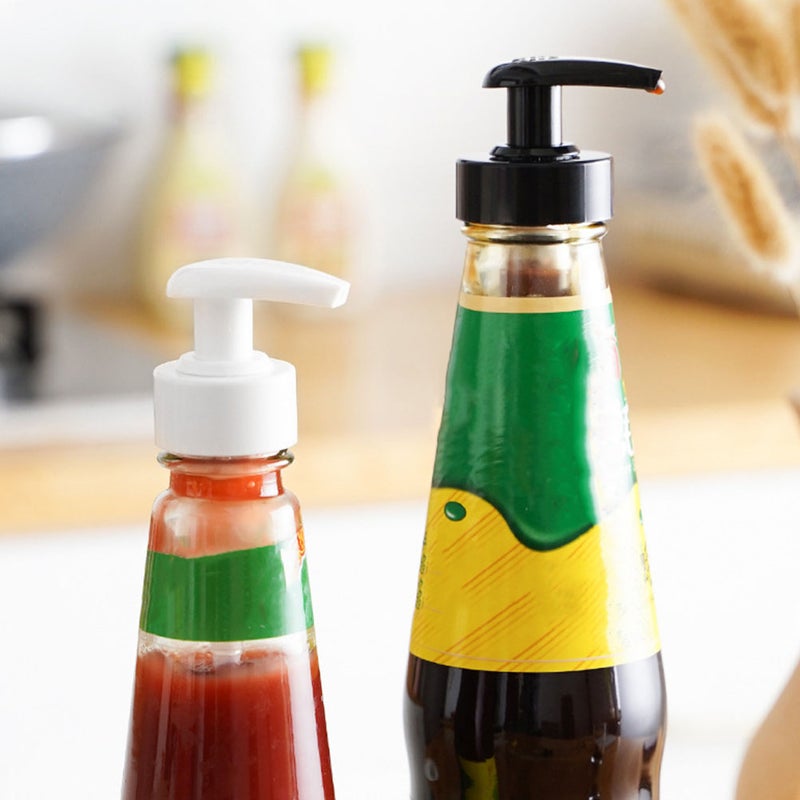 10 Sets of Squeeze Pumps for Oyster Sauce Bottle Nozzle Replacements - Image 3