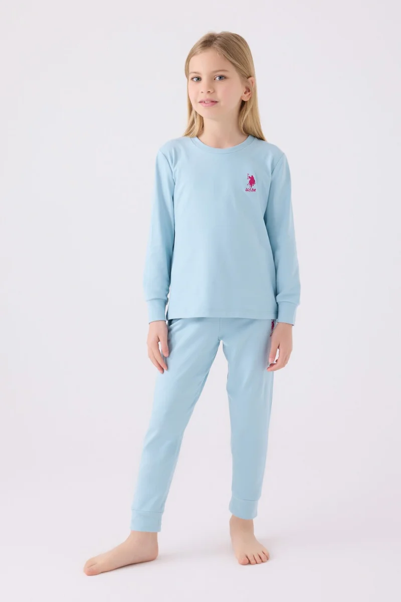 يو اس بولو اسن Girls Blue Pajama Set