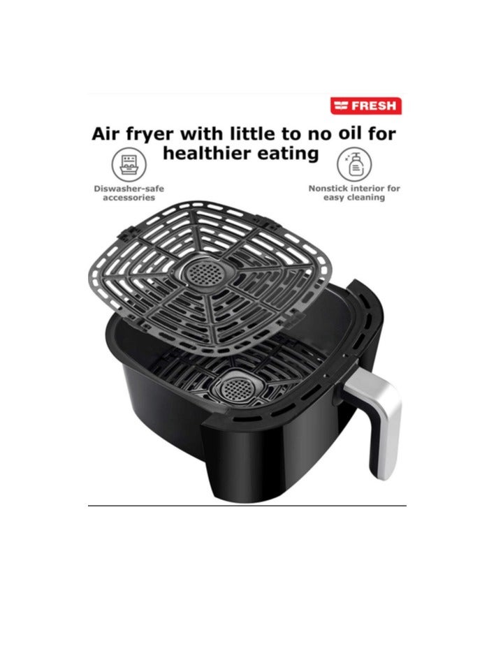 Fresh Mechanical Air Fryer, 1800 Watt, 7 Liter Capacity, Black - Image 4