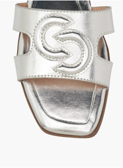 Celeste Women's Logo Embossed Slip-On Sandals  - Image 4