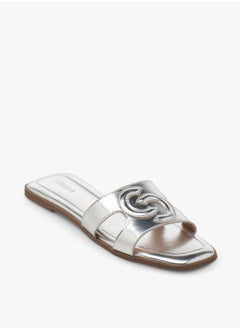 Celeste Women's Logo Embossed Slip-On Sandals  - Image 1