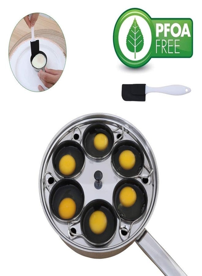 Kitwe Egg Poacher Pan - Stainless Steel Poached Egg Cooker – Perfect Poached Egg Maker – Induction Cooktop Egg Poachers Cookware Set with 6 Nonstick Large Silicone Egg Poacher Cups. - Image 3