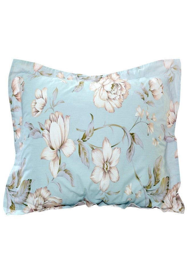 FADFAY Farmhouse Bedding Reversible Floral Duvet Cover Set Garden Style 100% Cotton Zipper Bedding Sets for Girls Natural Skin-Friendly Easy Care All-Season Use (3Pcs, Queen Size) - Image 4