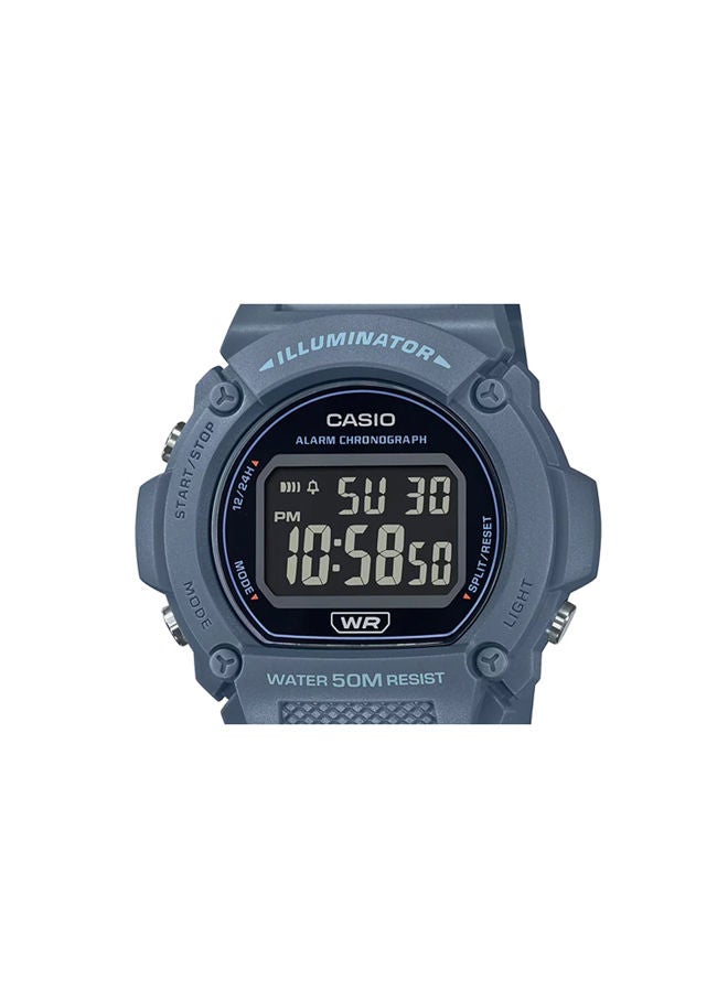 CASIO Resin Digital Watch W-219HC-2BVDF - Image 2