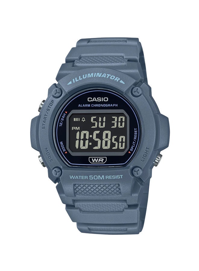 CASIO Resin Digital Watch W-219HC-2BVDF - Image 1