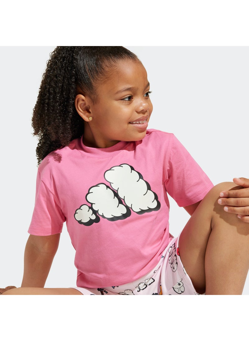 Adidas - Kids Seasonal Essentials Fun T-Shirt Set - Image 1