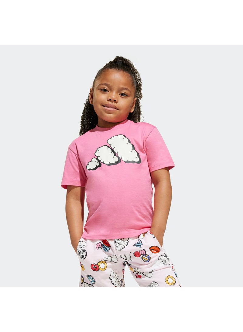 Adidas - Kids Seasonal Essentials Fun T-Shirt Set - Image 1