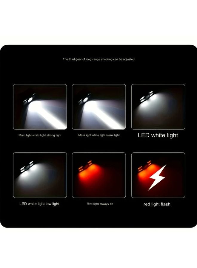 2pcs LiHangStar Motion Sensor Headlamp USB Rechargeable 6 Modes for Camping Fishing - Image 5