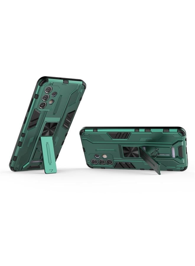 S-TOP Case For Samsung Galaxy A32 4G Supersonic PC + TPU Shock-proof Protective Case with Holder - Image 4