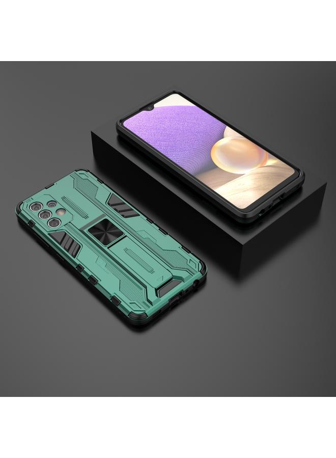 S-TOP Case For Samsung Galaxy A32 4G Supersonic PC + TPU Shock-proof Protective Case with Holder - Image 2