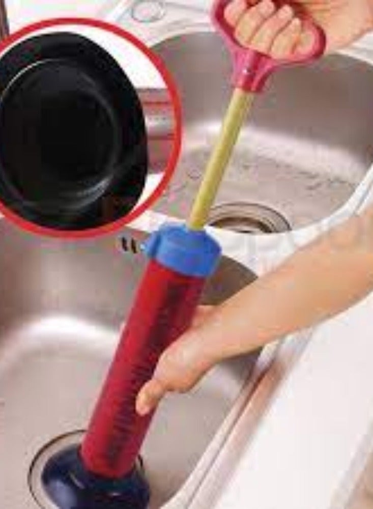 KNP KNP Toilet Air Plunger and DIY Drain Unblocker (Lite Duty) is designed for less severe clogs and general maintenance. - Image 2