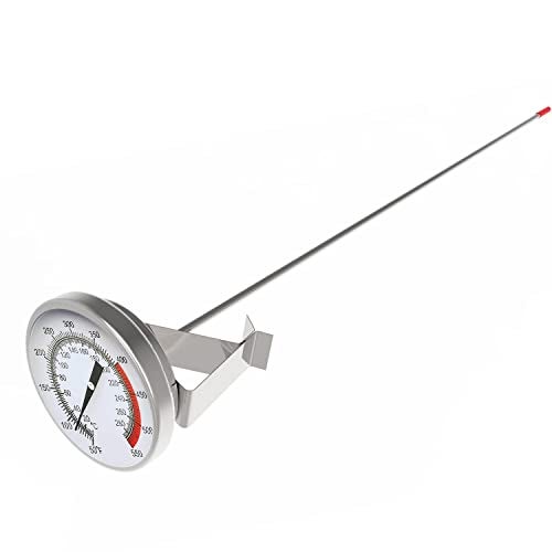 Lightbeam 16" Long Stem Deep Fry Thermometer with Pot Clip, Instant Read 2" Dial Meat BBQ Oil Turkey Thermometer Candy Thermometer for Deep Fry, Turkey, Grill, Candy & Coffee etc - Image 3