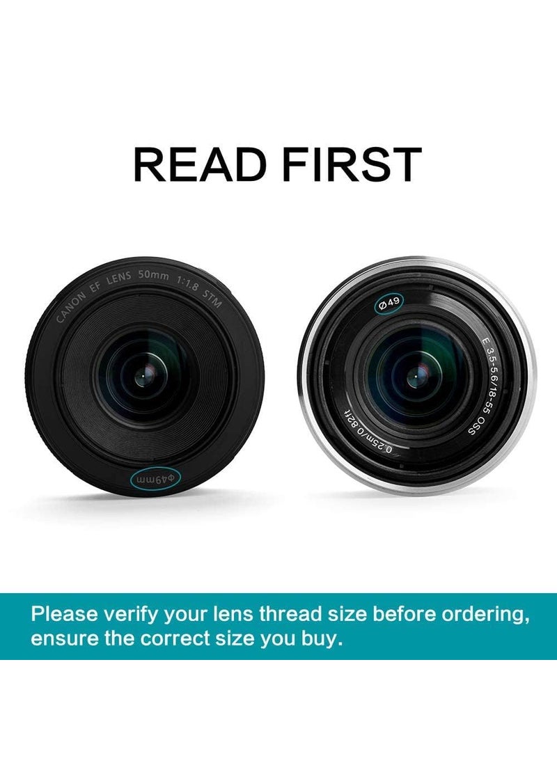67mm Star Filter 4 Pieces Starburst Lens Filter(4 Points,6 Points,8 Points,12 Points) with Centre Pinch Lens Cap for Canon Nikon Sony Olympus Pentax and Other DSLR Cameras + 4 Slot Filter Pouch