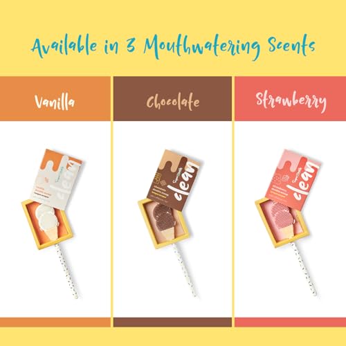 SuperMouth® Double Scoop Kids Tongue Scraper – Dual-Sided Brush & Scraper Removes Odor-Causing Buildup, Fights Bad Breath, Easy-Grip Ice Cream Design, 3 Yummy Scents, Ages 6-12, Essential Oral Care - Image 4