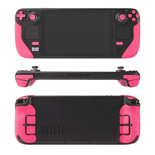 TALONGAMES Controller Grips Compatible with Steam Deck OLED/Steam Deck Controllers, Anti-Slip, Sweat-Absorbent, Textured Skin kit, for Handle Grips, Buttons, Triggers, D-pad (Ultra - Pink) - Image 2