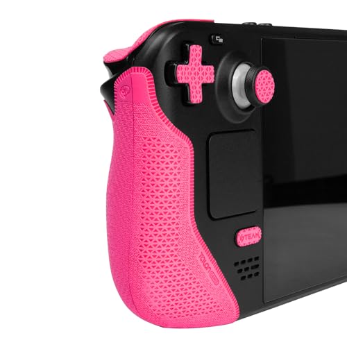 TALONGAMES Controller Grips Compatible with Steam Deck OLED/Steam Deck Controllers, Anti-Slip, Sweat-Absorbent, Textured Skin kit, for Handle Grips, Buttons, Triggers, D-pad (Ultra - Pink) - Image 1