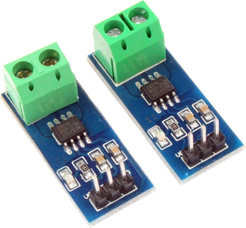 NOYITO ACS712 Current Sensor Module Detector ACS712ELC 5A 20A 30A Amps Amperage Range (Pack of 2) (30A) - Image 1