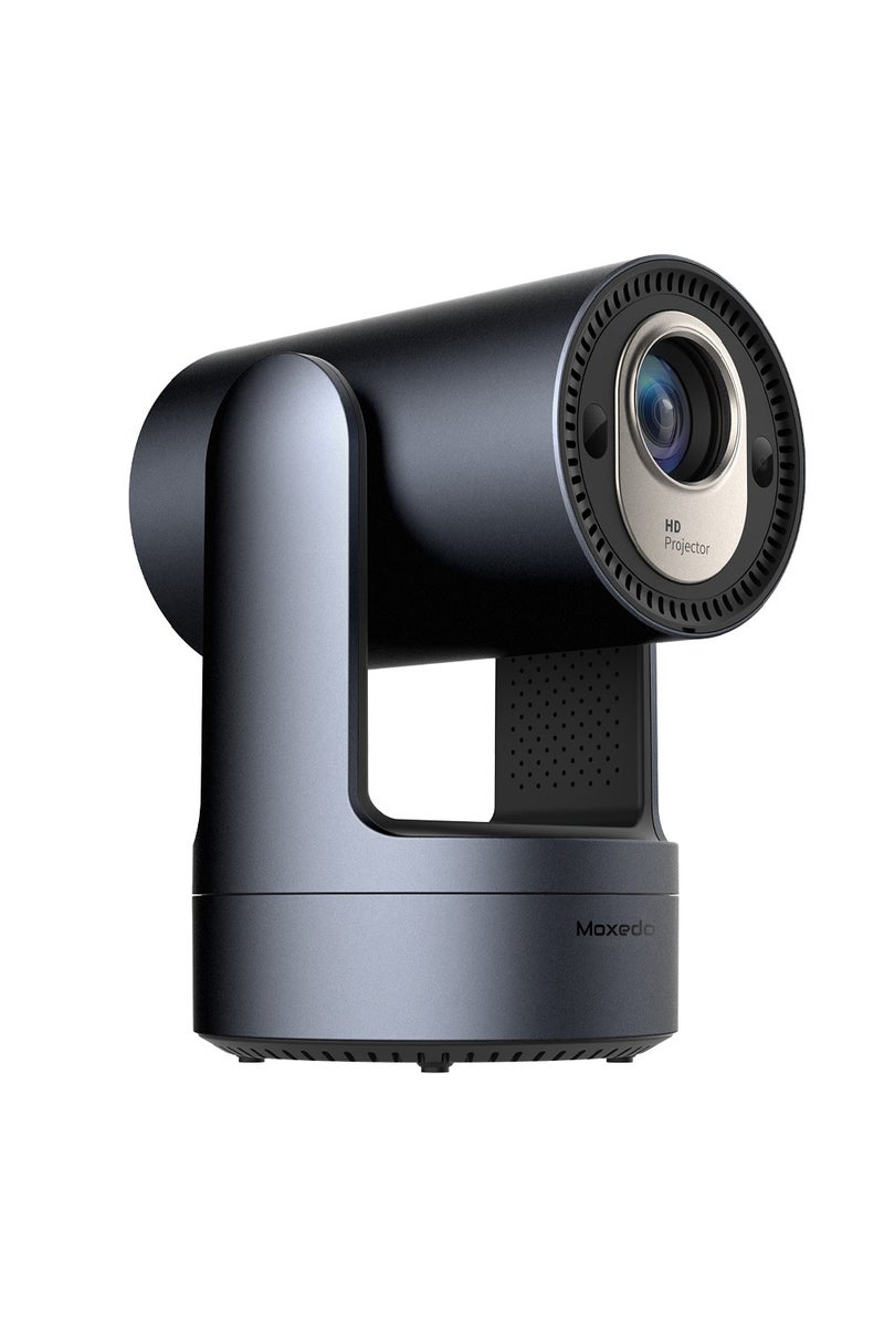 Moxedo Nebulux Smart Android Projector 4K Android OS 9.0 1080P with Auto Keystone 260 Ansi Lumen Brightness, Auto Keystone Correction with Built-in 5W Speaker, 5G WiFi, Bluetooth 5.2 - Image 1