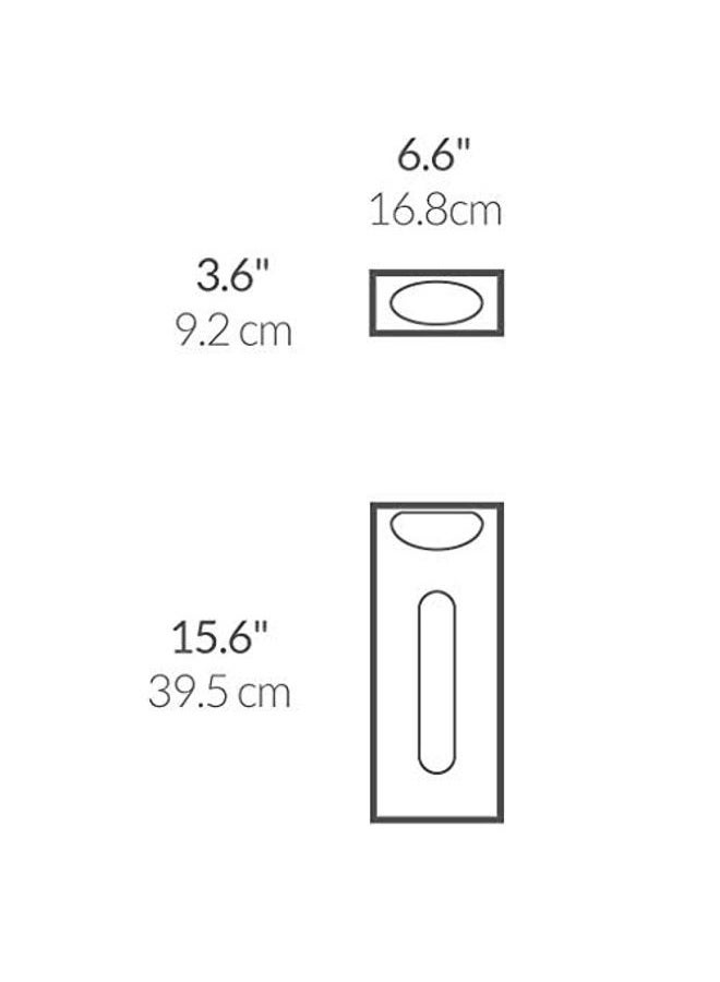 simplehuman حامل أكياس البقالة المثبت على الحائط، فولاذ مقاوم للصدأ مصقول - Image 4
