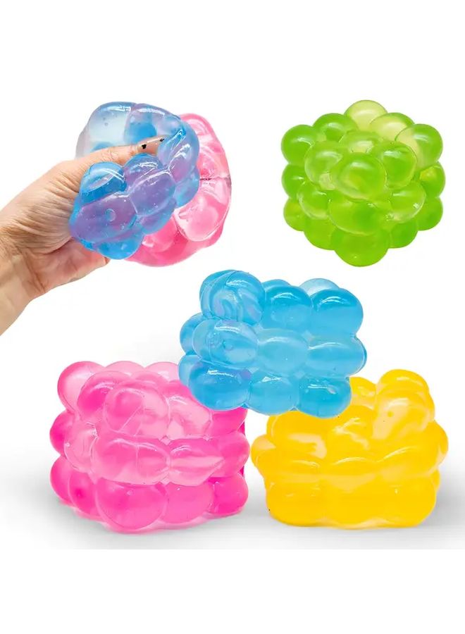 Cube Purple Squeeze Toy Non Toxic Durable Fidget Sensory Educational Gift for Kids - Image 1