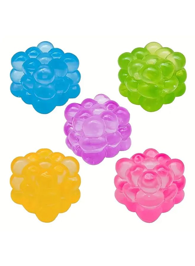 Cube Purple Squeeze Toy Non Toxic Durable Fidget Sensory Educational Gift for Kids - Image 3