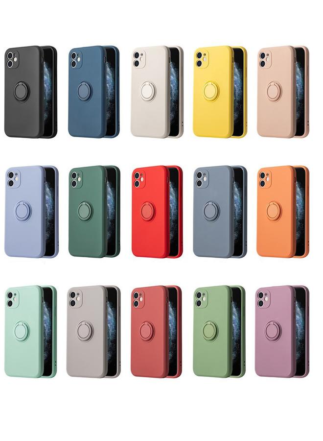 S-TOP Case For iPhone 14 Plus Ring Kickstand Silicone Phone Case - Image 2