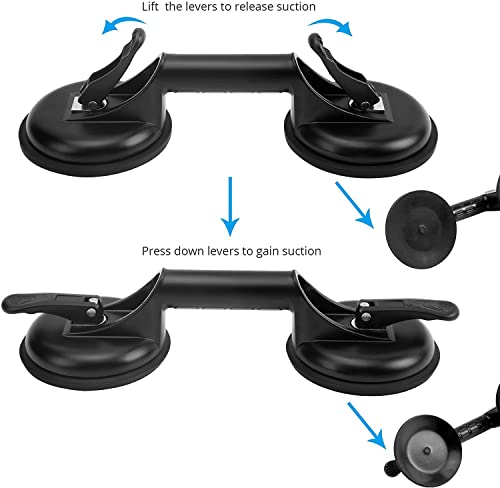 FCHO Floor Gap Fixer Tool for Laminate Floor Gap Repair Include Suction Cup and Mallet (Can't use on scraped surface floor) - Image 2