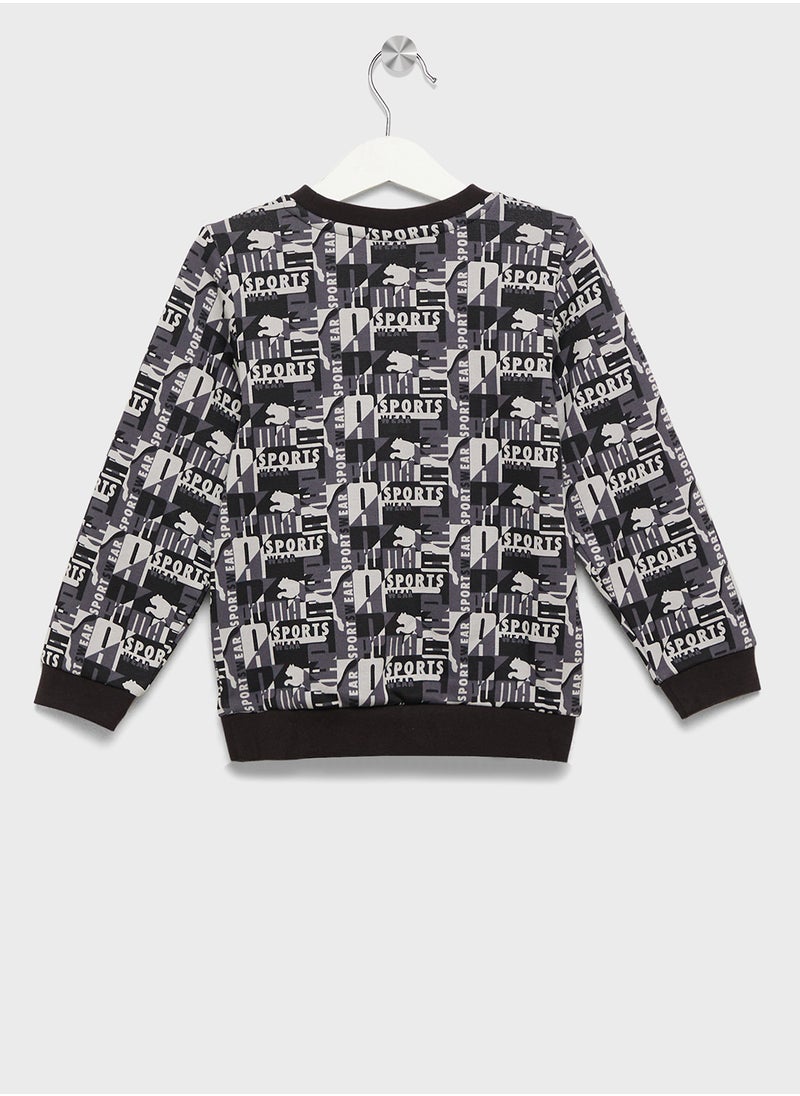 PUMA - Infant Minicats Aop Tracksuit - Image 1