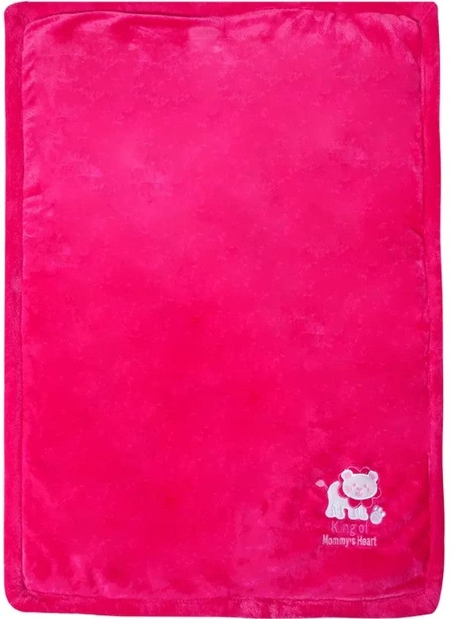BRANDONN Baby Blankets New Born Double Layer Soft Coral Crib Top Sheet Cum Baby Bath Towel Bed Bedding for Baby Boys and Baby Girls - Image 3