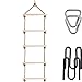 Hyponix Sporting Monkey Line Wooden Ladder Gorilla Line Compatible Ninja Warrior Obstacle Course Expansion Kit Durable Buckles and Carabiners Versatile Setup for Obstacle Training Easy Installation - Image 3
