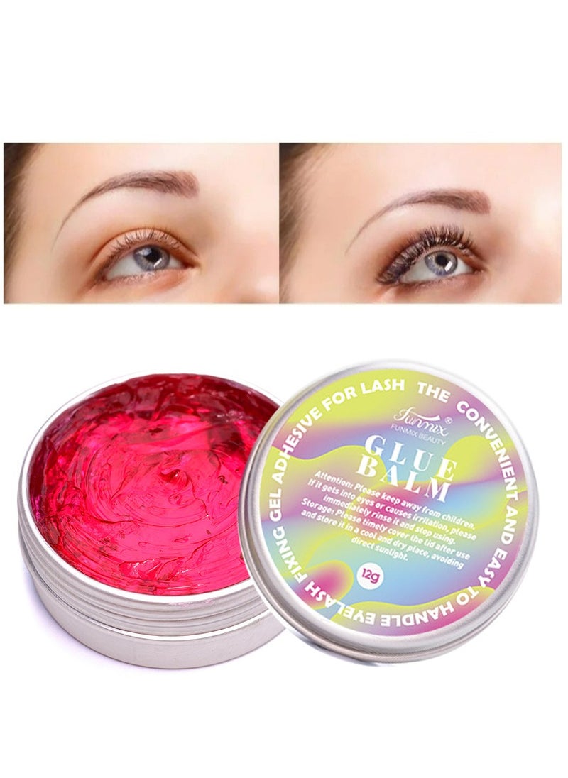FUNMIX - Perm Lash Lift Glue Non-irritating Lifting Lash Wax Fixing Glue 12g Eyebrow Perm Glue Balm Non-irritating Lifting Lash Wax - Image 1