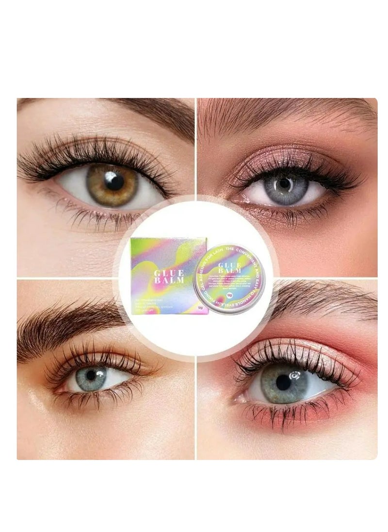 FUNMIX - Perm Lash Lift Glue Non-irritating Lifting Lash Wax Fixing Glue 12g Eyebrow Perm Glue Balm Non-irritating Lifting Lash Wax - Image 1