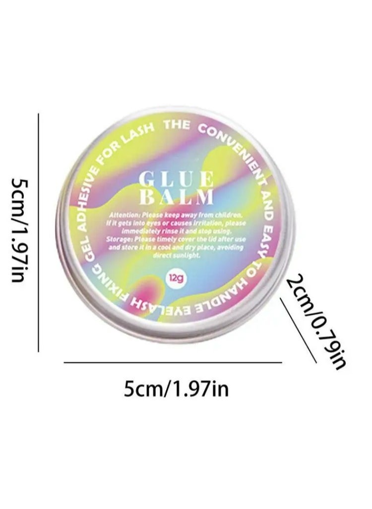 FUNMIX - Perm Lash Lift Glue Non-irritating Lifting Lash Wax Fixing Glue 12g Eyebrow Perm Glue Balm Non-irritating Lifting Lash Wax - Image 1