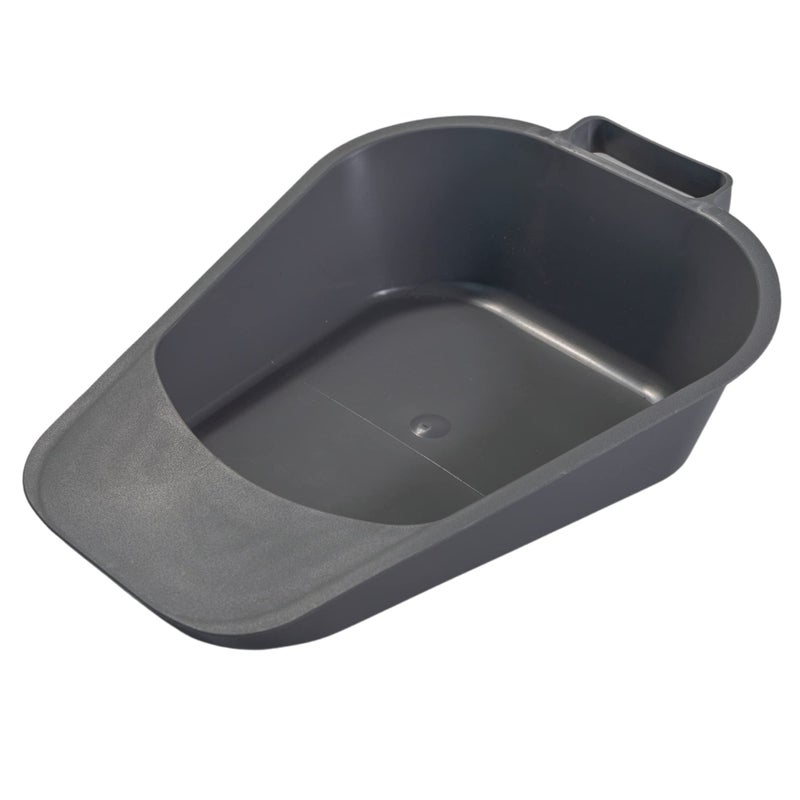 Vakly Fracture Bedpan Portable Easy Clean Plastic Bed Pan Female Urinal with Builtin Handle for Easier Placement and Removal and SpillFree Guard for BedBoundBedridden Patient for Women and Men