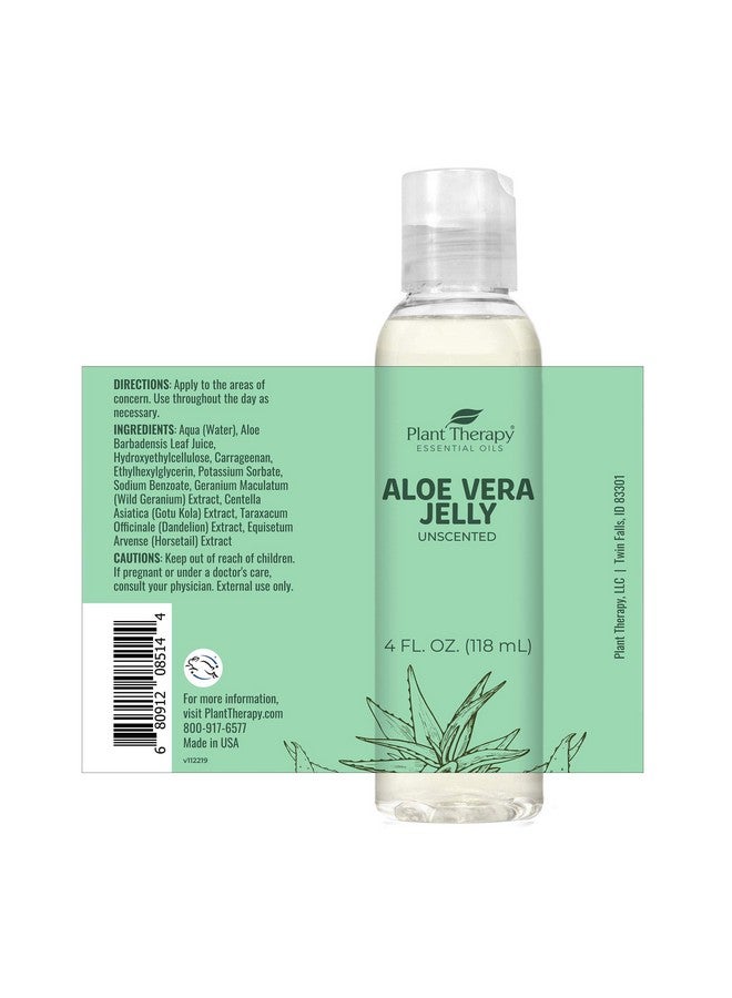 Plant Therapy Aloe Vera Jelly 4 Oz, All Natural, Unscented Base, For All Skin Types, Soothe Dry, Irritated Skin, Skin-Loving, Essential Oil Dilution - Image 4