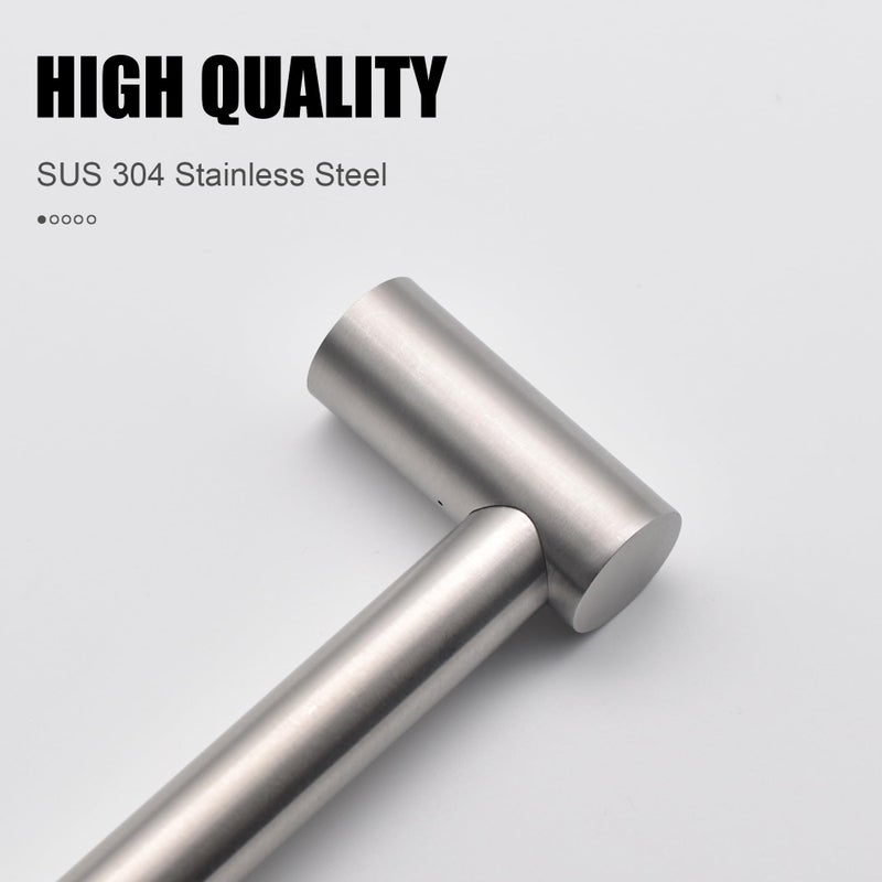 Honmein Towel Bar - Adjustable 304 Stainless Steel Towel Holder for Bathroom (11.8inch-22.6inch) Sturdy and Rustproof Wall Mounted Towel Rack for Bathroom Accessories, Silverâ€¦ - Image 4