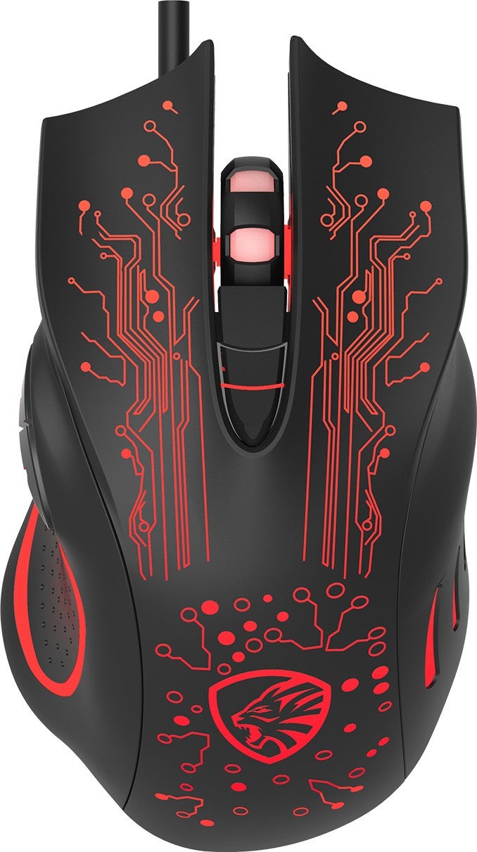 Hytech Hy-X8 Eagle Black Gaming Mouse + Logitech Gaming Mouse Pad Set  - Image 3