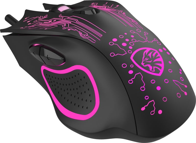 Hytech Hy-X8 Eagle Black Gaming Mouse + Logitech Gaming Mouse Pad Set  - Image 5