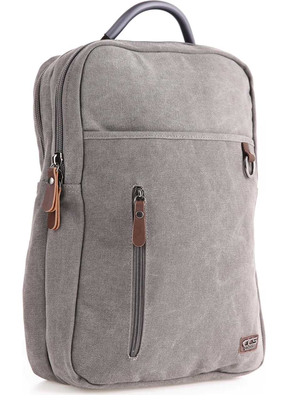 Ççs Gray 51399 Canvas Backpack
