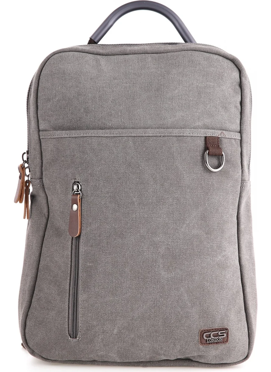 Ççs Gray 51399 Canvas Backpack